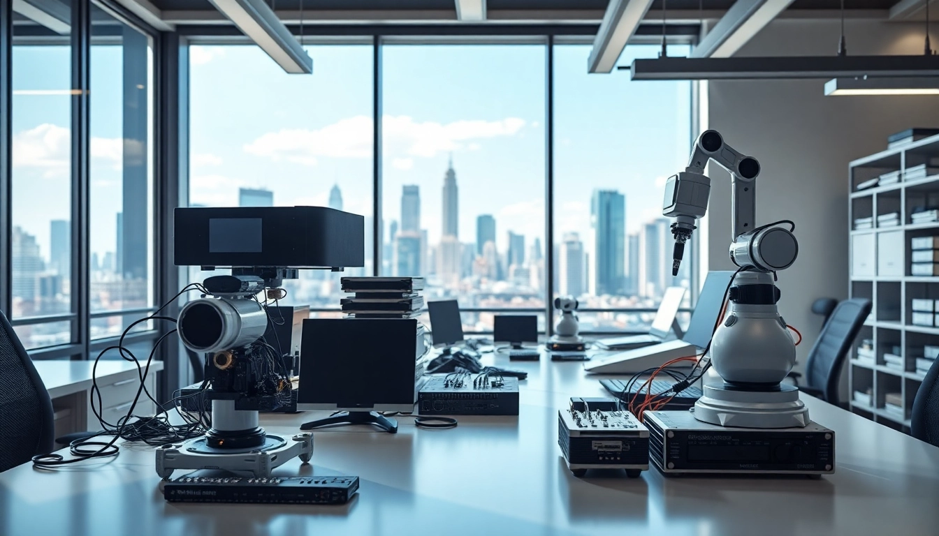 In einem modernen Arbeitsbereich entstehen innovative Lösungen mit Botland-Technologie.