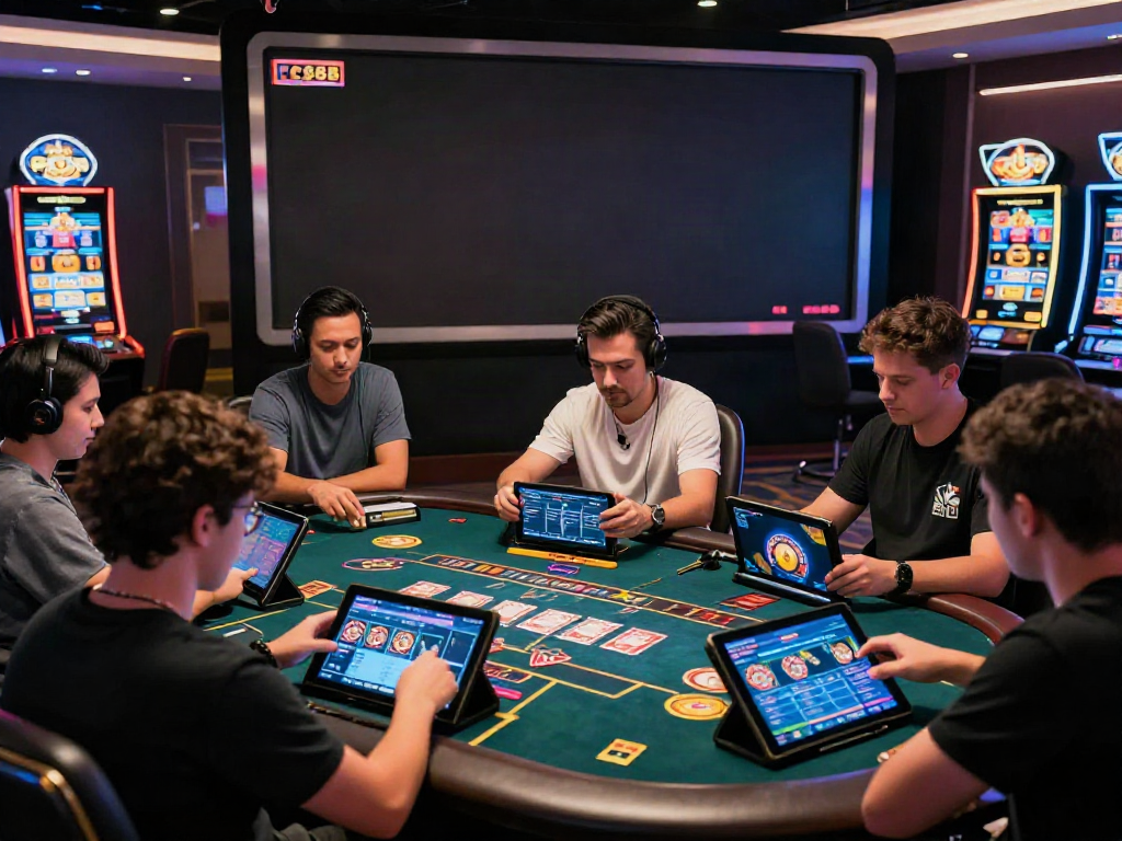 Exciting live casino gaming experience at FC88, showcasing players engaging with vibrant interfaces and dynamic atmosphere.