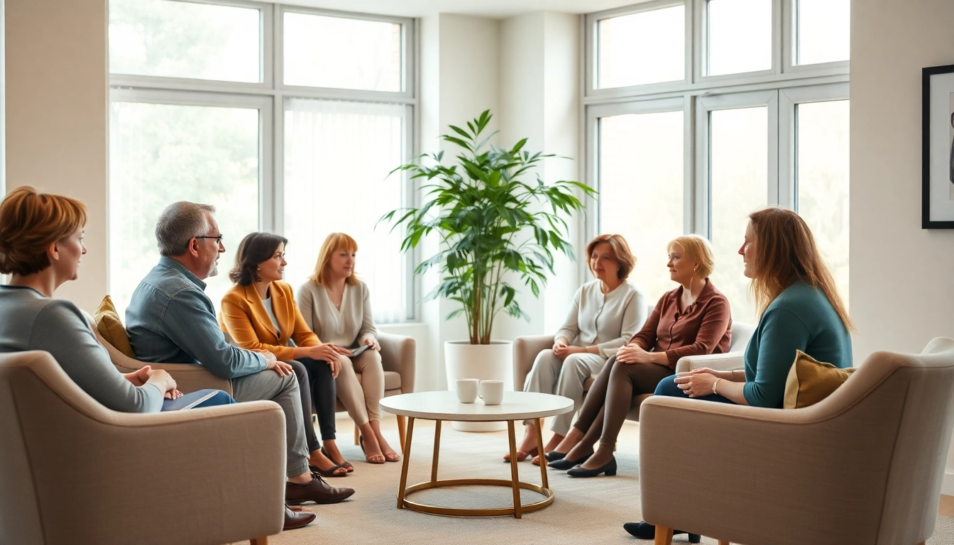 Sternenkinder Seminar participants engage in heartfelt discussions in a calming environment.