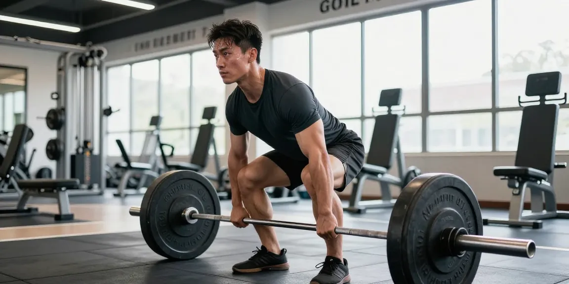 Körperbauer beim Training im Steroidshop für effektives Muskelwachstum.