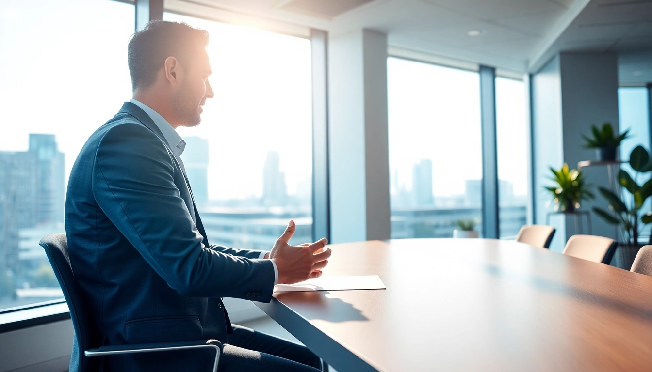 Immobilienmakler Frankfurt Dornbusch berät Kunden professionell in einem modernen Büro.