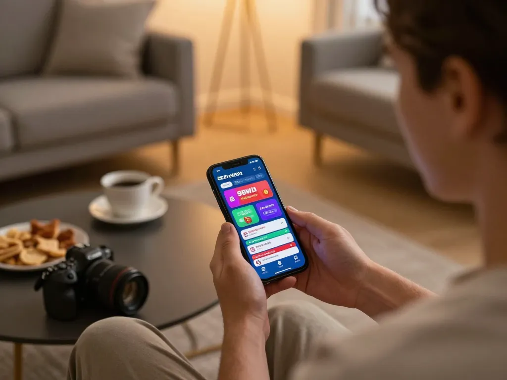 Betting on the 98win app shows an engaging online gambling experience at home.